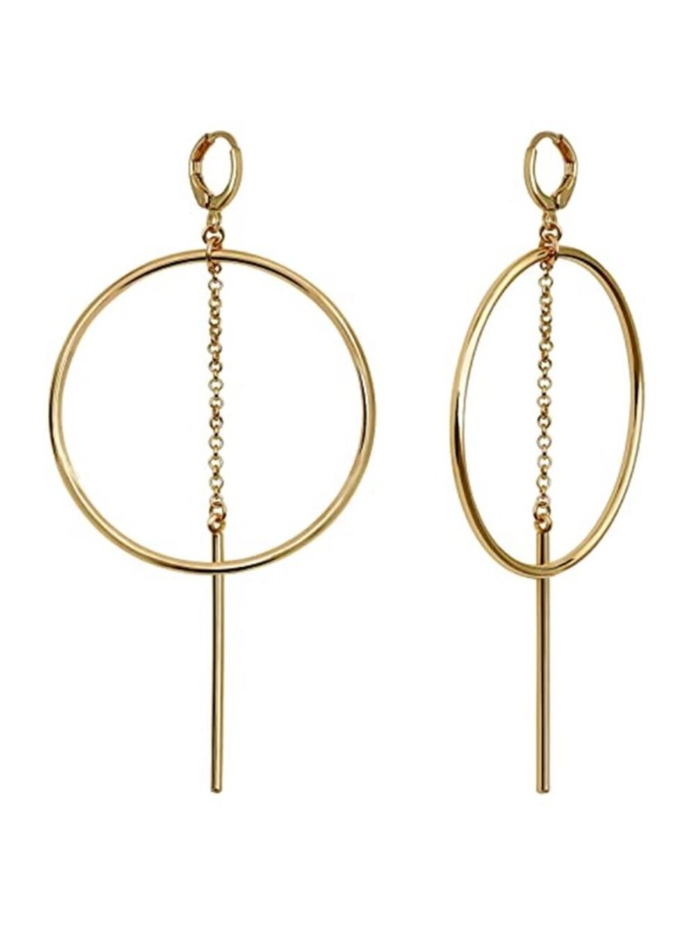 Fashion High Polished Hoop Earrings
